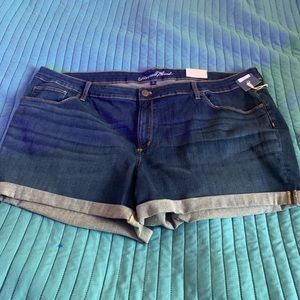 Dark Wash Jean Short